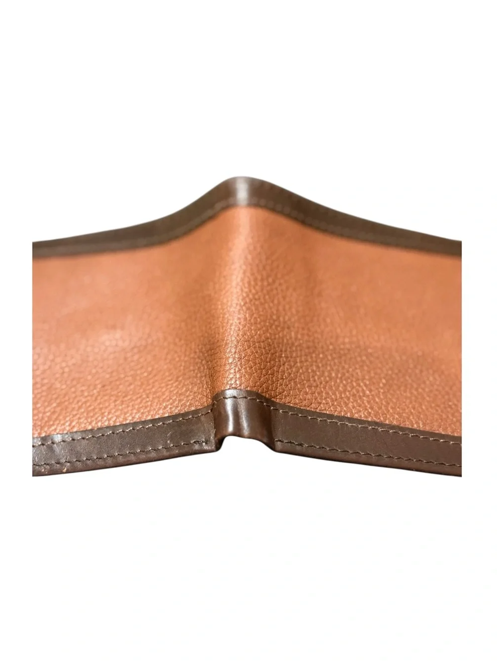 new Tommy Bahama ☀︎︎ Bi Fold Slim Leather Wallet ☀︎︎ 2 Tone Brown ☀︎︎ 12 Slots
